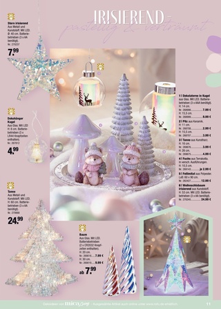 Vorschau des ROFU Prospekts - Günstige Weihnachtsdeko für ein stimmungsvolles Fest, Seite 11