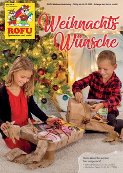 ROFU Prospekt - Weihnachtskatalog 2025 - Seite 1