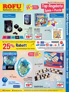 ROFU Prospekt - Top-Angebote Spiele + Puzzle - Seite 1
