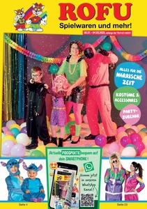 ROFU Prospekt - Fasching Highlights 2026