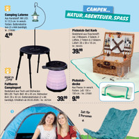 ROFU Prospekt - Angebote für den Camping-Urlaub Angebote