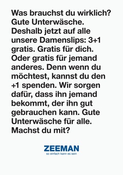 Zeemann Prospekt - 3+1 gratis