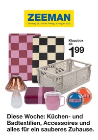 Zeemann Prospekt - Angebote ab 26.07.