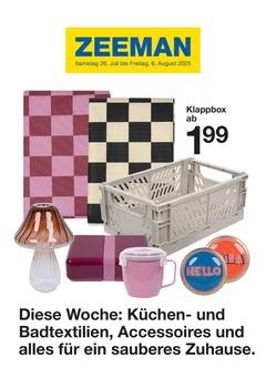 Zeemann Prospekt - Angebote ab 26.07.