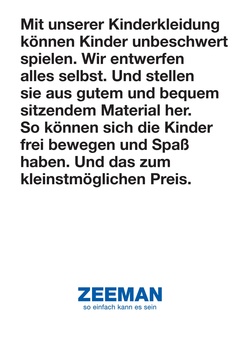 Zeemann Prospekt - Kinderkollektion