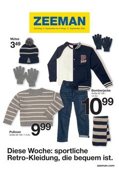 Zeemann Prospekt - Retro-Kleidung