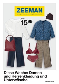 Zeemann Prospekt - Damen- und Herrenkleidung