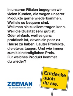 Zeemann Prospekt - Entdecke auch du sie.