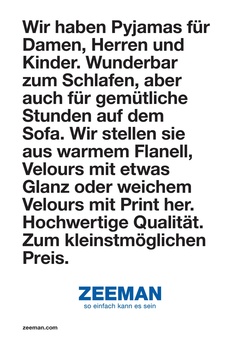 Zeemann Prospekt - Warme Pyjamas - Seite 2
