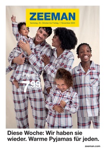Zeemann Prospekt - Warme Pyjamas