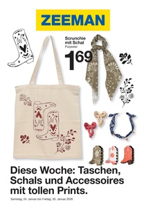 Zeemann Prospekt - Tschen, Schals und Accessoires in tollen Prints. - Seite 1