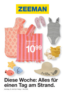 Zeemann Prospekt - Alles für einen Tag am Strand.