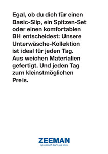 Zeemann Prospekt - Gute Unterwäsche für alle. - Seite 2