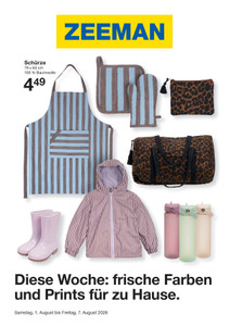 Zeemann Prospekt - Diese Woche: frische Farben und Prints für zu Hause.