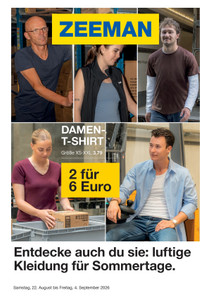 Zeemann Prospekt - 2 für 6 Euro