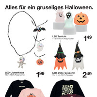 Zeemann Prospekt - Schauriges zu Halloween Angebote