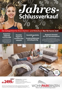 Wohnpark Binzen Prospekt - Jahres Schlussverkauf