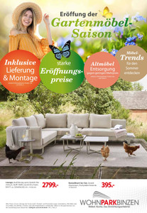 Wohnpark Binzen Prospekt - Gartenmöbel-saison