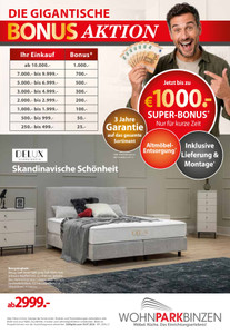 Wohnpark Binzen Prospekt - Bonus Aktion