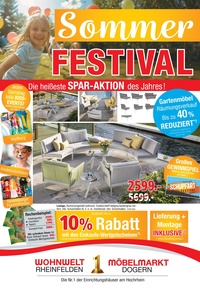 Wohnwelt Rheinfelden Prospekt - Sommer Festival