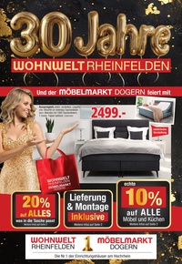 Wohnwelt Rheinfelden Prospekt - 30 Jahre Wohnwelt Rheinfelden