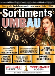 Wohnwelt Rheinfelden Prospekt - Sortimentsumbau