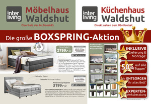 Wohnwelt Rheinfelden Prospekt - Boxspring Aktion