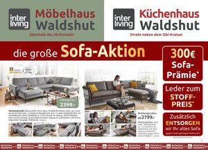 Wohnwelt Rheinfelden Prospekt - Sofa-Aktion