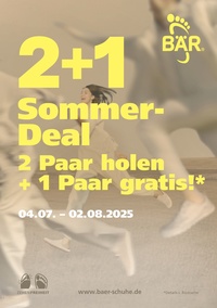 BÄR Schuhe Prospekt - Bär Sale BZ 2+1_Beileger