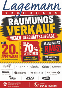 Schuhhaus Lagemann Prospekt - Angebote ab 18.09.