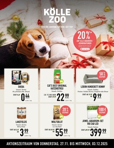 Kölle Zoo Prospekt - Angebote ab 27.11.