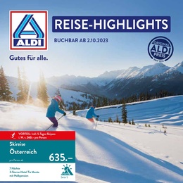 ALDI Nord Prospekt - Reise-Highlights Oktober