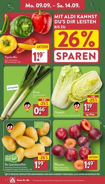 ALDI Nord Prospekt - Angebote ab 09.09.