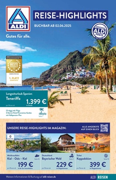 ALDI Nord Prospekt - ALDI Reisen 06-2025
