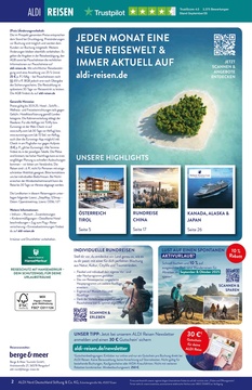 ALDI Nord Prospekt - ALDI Reisen September 2025