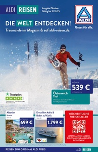 ALDI Nord Prospekt - ALDI Reisen Oktober 2025