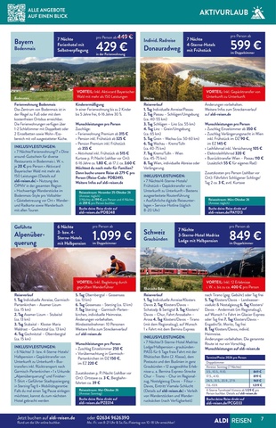 Vorschau des ALDI Nord Prospekts - Urlaub & Reisen, Seite 7