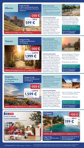 Vorschau des ALDI Nord Prospekts - Urlaub & Reisen, Seite 50