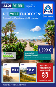 ALDI Nord Prospekt - ALDI Reisen Mai 2026
