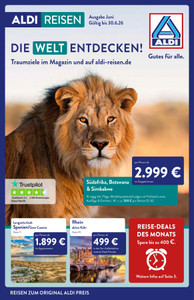 ALDI Nord Prospekt - ALDI Reisen Juni 2026