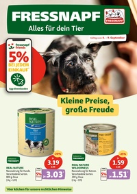 Fressnapf Prospekt - Angebote ab 04.09.