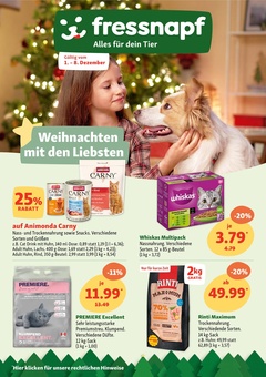 Fressnapf Prospekt - Weihnachten mit den Liebsten