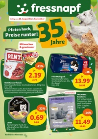 Fressnapf Prospekt - Angebote ab 28.08.