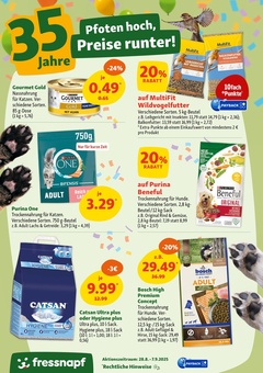Fressnapf Prospekt - Angebote ab 28.08.