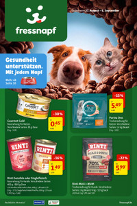 Fressnapf Prospekt - Angebote ab 27.08.