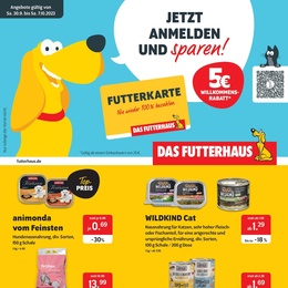 DAS FUTTERHAUS Prospekt - Angebote ab 30.09.