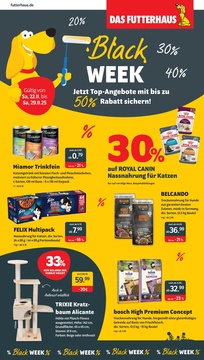 DAS FUTTERHAUS Prospekt - Black week - Seite 1