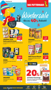 DAS FUTTERHAUS Prospekt - Wintersale bis zu 40% Rabat! - Seite 1