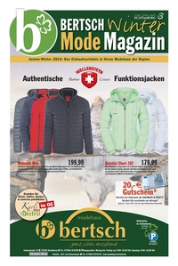 Modehaus Bertsch Prospekt - Angebote ab 23.12.