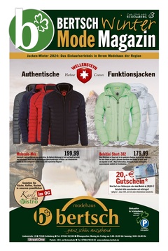 Modehaus Bertsch Prospekt - Männer Magazin